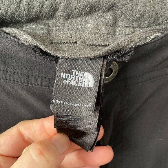 The North Face Mid Rise Waist Nylon Blend Casual Straight Leg Pants Black 4 - Picture 8 of 9